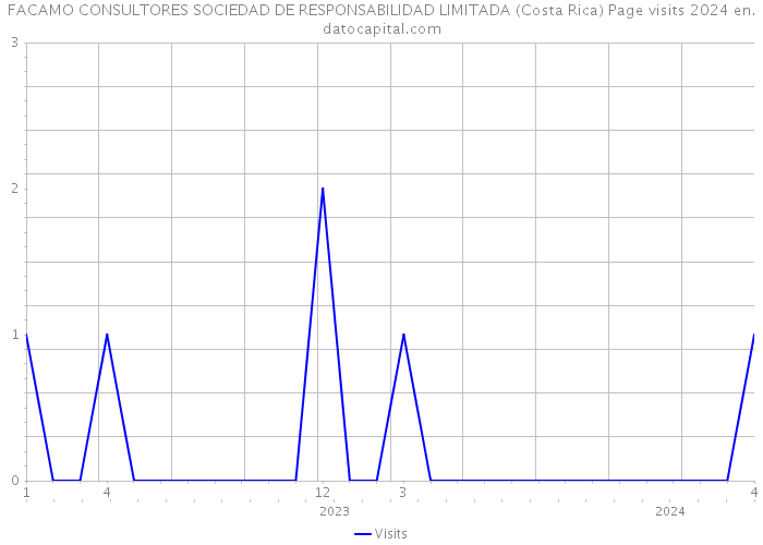 FACAMO CONSULTORES SOCIEDAD DE RESPONSABILIDAD LIMITADA (Costa Rica) Page visits 2024 