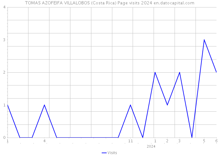 TOMAS AZOFEIFA VILLALOBOS (Costa Rica) Page visits 2024 
