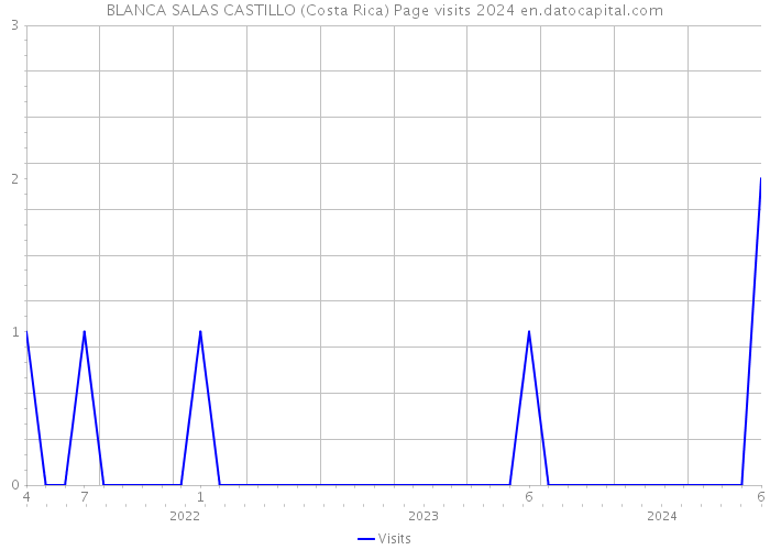 BLANCA SALAS CASTILLO (Costa Rica) Page visits 2024 