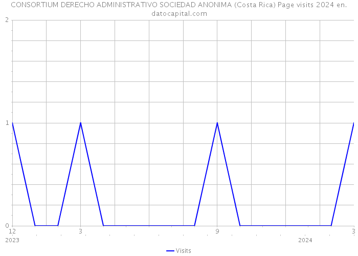 CONSORTIUM DERECHO ADMINISTRATIVO SOCIEDAD ANONIMA (Costa Rica) Page visits 2024 