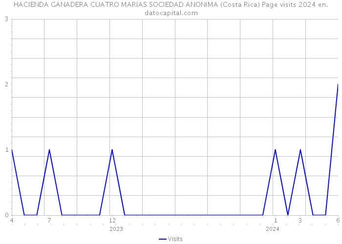 HACIENDA GANADERA CUATRO MARIAS SOCIEDAD ANONIMA (Costa Rica) Page visits 2024 