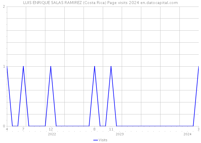 LUIS ENRIQUE SALAS RAMIREZ (Costa Rica) Page visits 2024 