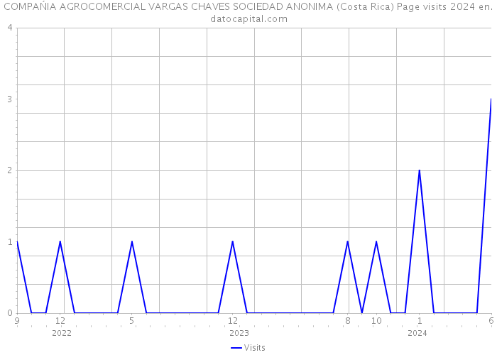 COMPAŃIA AGROCOMERCIAL VARGAS CHAVES SOCIEDAD ANONIMA (Costa Rica) Page visits 2024 