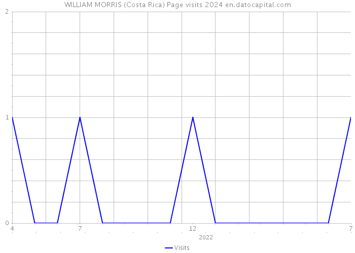 WILLIAM MORRIS (Costa Rica) Page visits 2024 