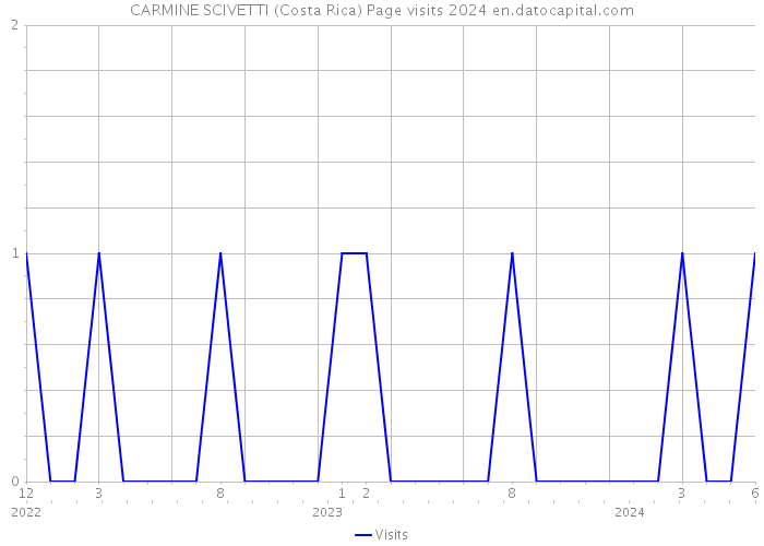 CARMINE SCIVETTI (Costa Rica) Page visits 2024 