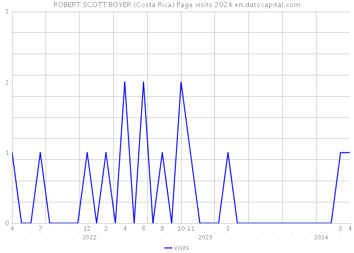 ROBERT SCOTT BOYER (Costa Rica) Page visits 2024 