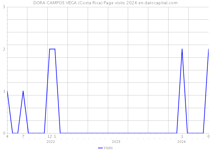DORA CAMPOS VEGA (Costa Rica) Page visits 2024 