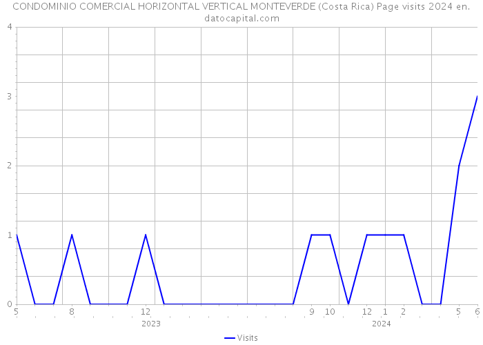 CONDOMINIO COMERCIAL HORIZONTAL VERTICAL MONTEVERDE (Costa Rica) Page visits 2024 
