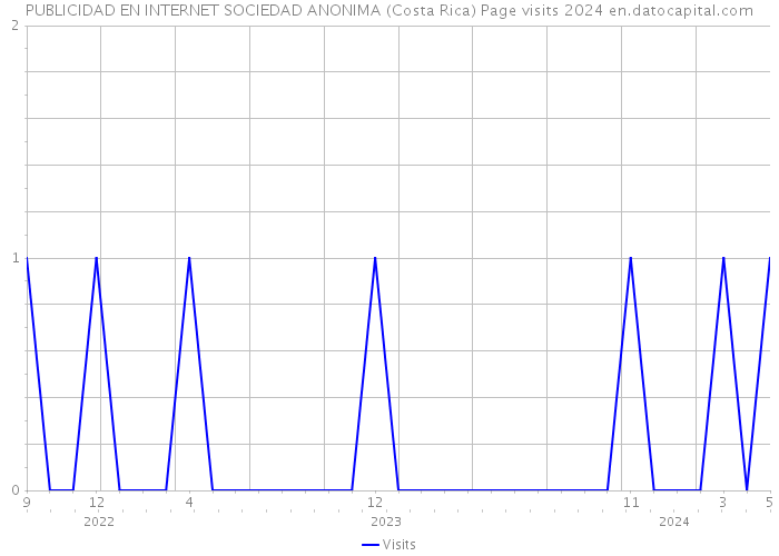 PUBLICIDAD EN INTERNET SOCIEDAD ANONIMA (Costa Rica) Page visits 2024 