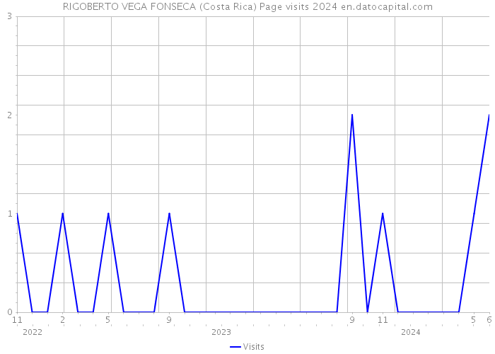 RIGOBERTO VEGA FONSECA (Costa Rica) Page visits 2024 