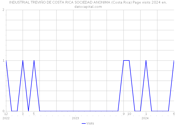 INDUSTRIAL TREVIŃO DE COSTA RICA SOCIEDAD ANONIMA (Costa Rica) Page visits 2024 