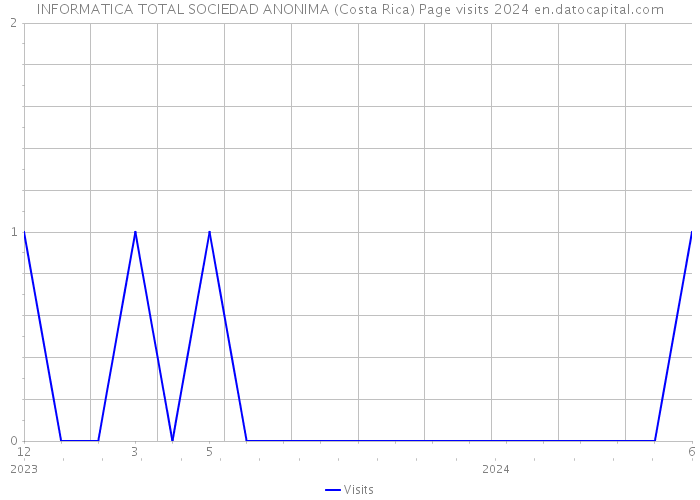 INFORMATICA TOTAL SOCIEDAD ANONIMA (Costa Rica) Page visits 2024 