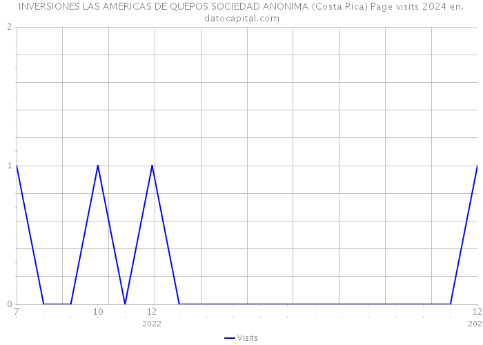 INVERSIONES LAS AMERICAS DE QUEPOS SOCIEDAD ANONIMA (Costa Rica) Page visits 2024 