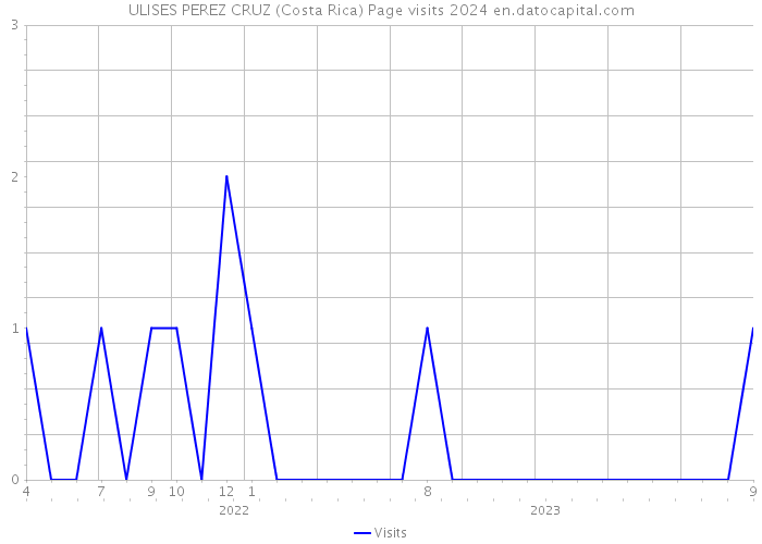 ULISES PEREZ CRUZ (Costa Rica) Page visits 2024 