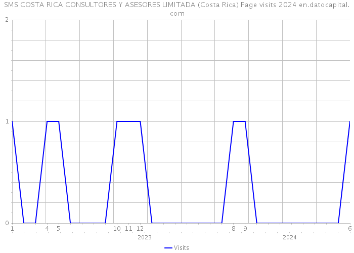 SMS COSTA RICA CONSULTORES Y ASESORES LIMITADA (Costa Rica) Page visits 2024 