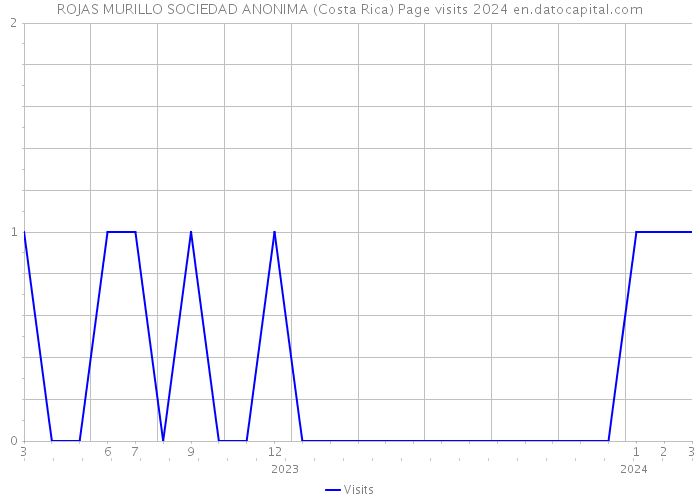 ROJAS MURILLO SOCIEDAD ANONIMA (Costa Rica) Page visits 2024 
