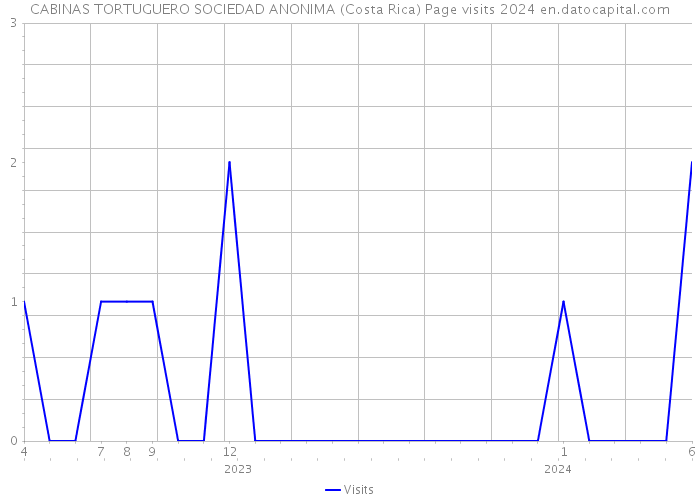 CABINAS TORTUGUERO SOCIEDAD ANONIMA (Costa Rica) Page visits 2024 