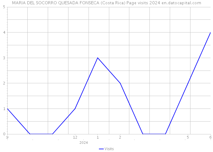 MARIA DEL SOCORRO QUESADA FONSECA (Costa Rica) Page visits 2024 