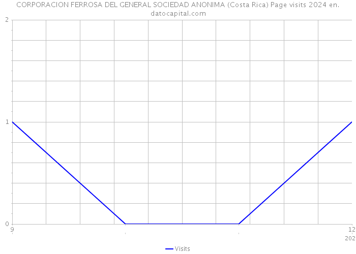 CORPORACION FERROSA DEL GENERAL SOCIEDAD ANONIMA (Costa Rica) Page visits 2024 