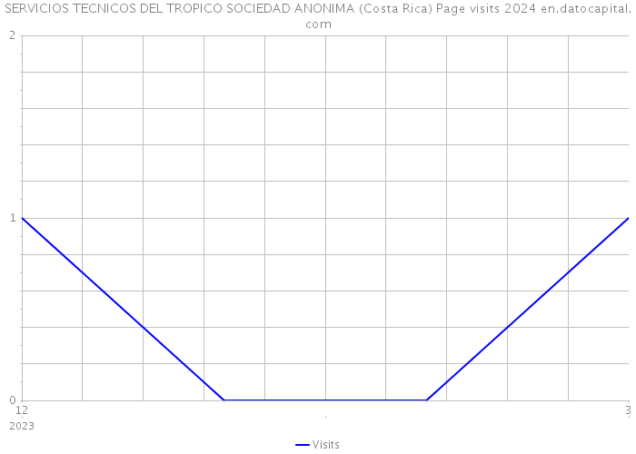 SERVICIOS TECNICOS DEL TROPICO SOCIEDAD ANONIMA (Costa Rica) Page visits 2024 