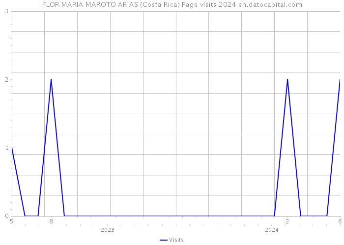 FLOR MARIA MAROTO ARIAS (Costa Rica) Page visits 2024 