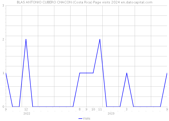 BLAS ANTONIO CUBERO CHACON (Costa Rica) Page visits 2024 