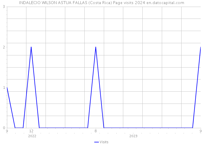 INDALECIO WILSON ASTUA FALLAS (Costa Rica) Page visits 2024 