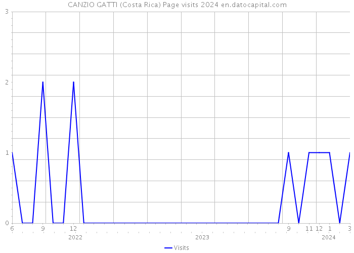 CANZIO GATTI (Costa Rica) Page visits 2024 