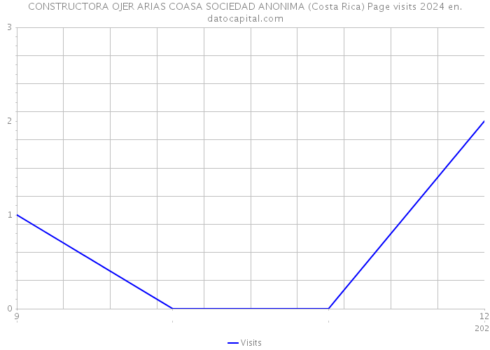 CONSTRUCTORA OJER ARIAS COASA SOCIEDAD ANONIMA (Costa Rica) Page visits 2024 