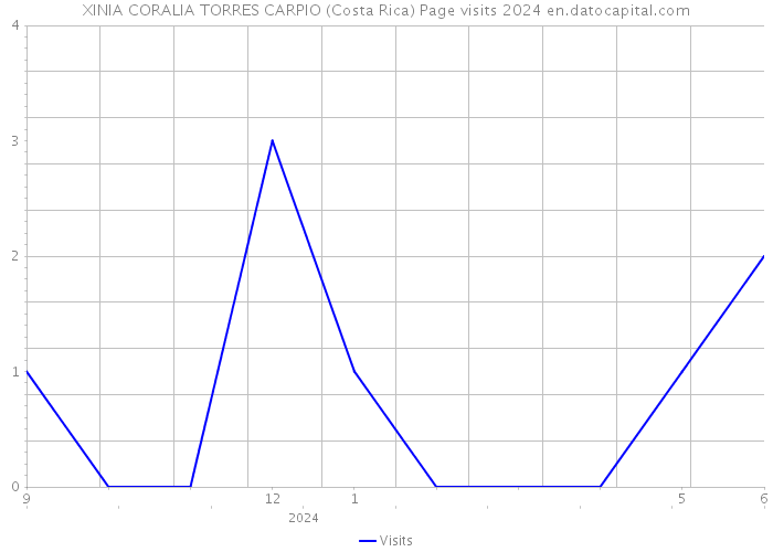 XINIA CORALIA TORRES CARPIO (Costa Rica) Page visits 2024 