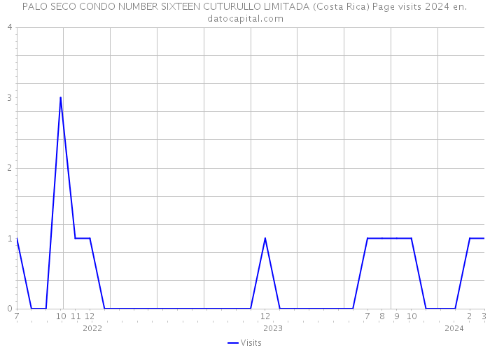 PALO SECO CONDO NUMBER SIXTEEN CUTURULLO LIMITADA (Costa Rica) Page visits 2024 