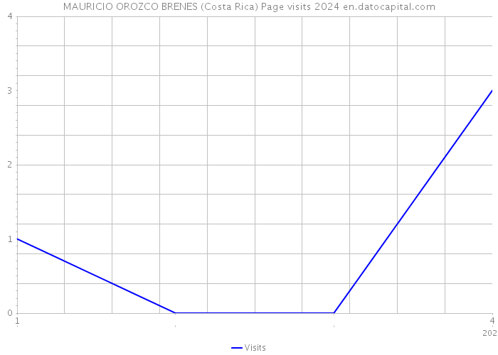 MAURICIO OROZCO BRENES (Costa Rica) Page visits 2024 