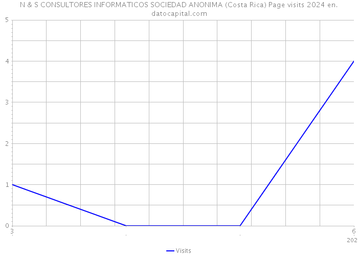 N & S CONSULTORES INFORMATICOS SOCIEDAD ANONIMA (Costa Rica) Page visits 2024 