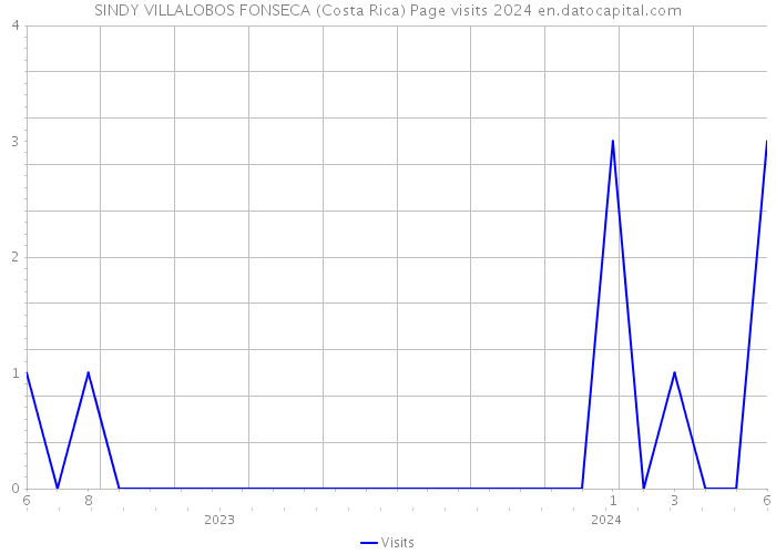 SINDY VILLALOBOS FONSECA (Costa Rica) Page visits 2024 