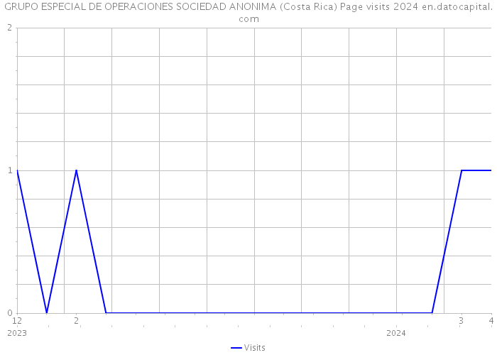 GRUPO ESPECIAL DE OPERACIONES SOCIEDAD ANONIMA (Costa Rica) Page visits 2024 