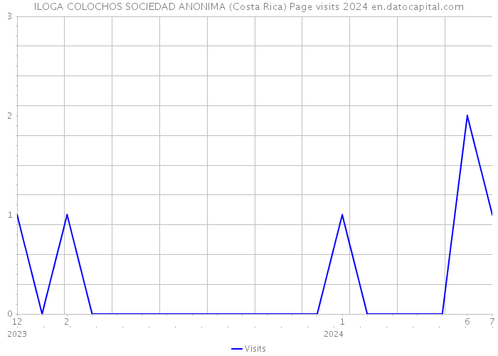 ILOGA COLOCHOS SOCIEDAD ANONIMA (Costa Rica) Page visits 2024 