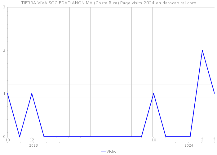 TIERRA VIVA SOCIEDAD ANONIMA (Costa Rica) Page visits 2024 