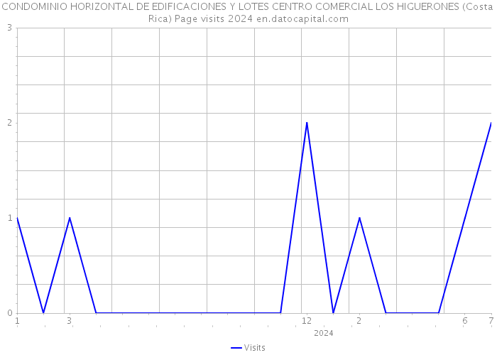 CONDOMINIO HORIZONTAL DE EDIFICACIONES Y LOTES CENTRO COMERCIAL LOS HIGUERONES (Costa Rica) Page visits 2024 