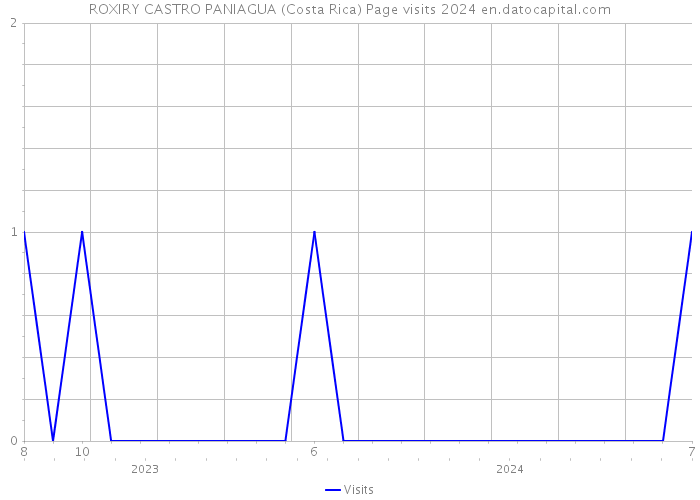 ROXIRY CASTRO PANIAGUA (Costa Rica) Page visits 2024 