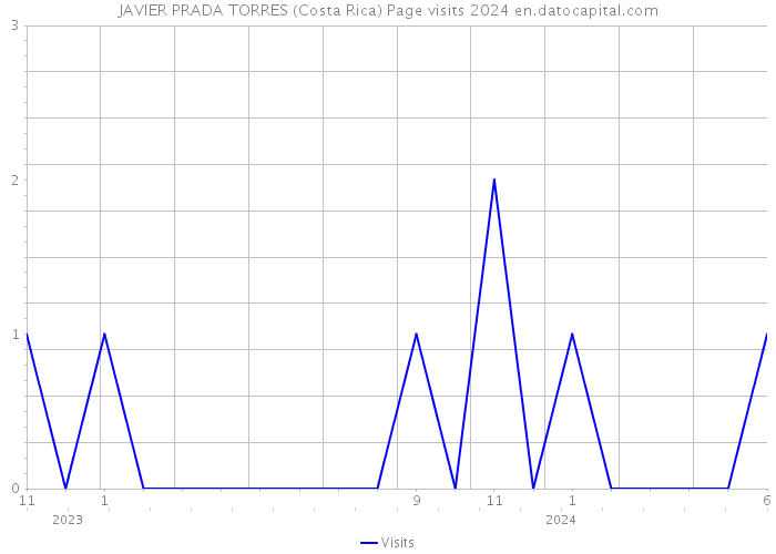JAVIER PRADA TORRES (Costa Rica) Page visits 2024 