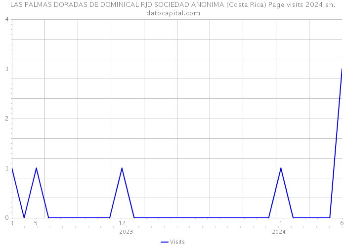 LAS PALMAS DORADAS DE DOMINICAL RJD SOCIEDAD ANONIMA (Costa Rica) Page visits 2024 