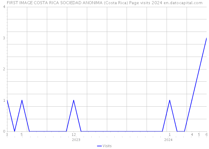 FIRST IMAGE COSTA RICA SOCIEDAD ANONIMA (Costa Rica) Page visits 2024 