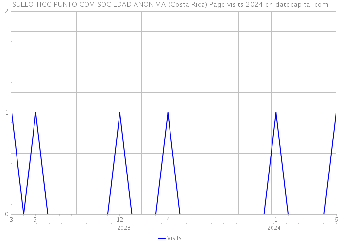SUELO TICO PUNTO COM SOCIEDAD ANONIMA (Costa Rica) Page visits 2024 