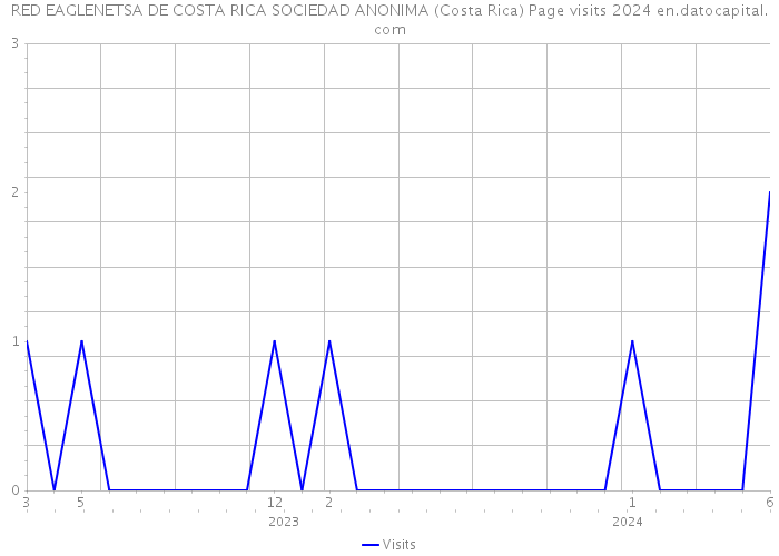 RED EAGLENETSA DE COSTA RICA SOCIEDAD ANONIMA (Costa Rica) Page visits 2024 