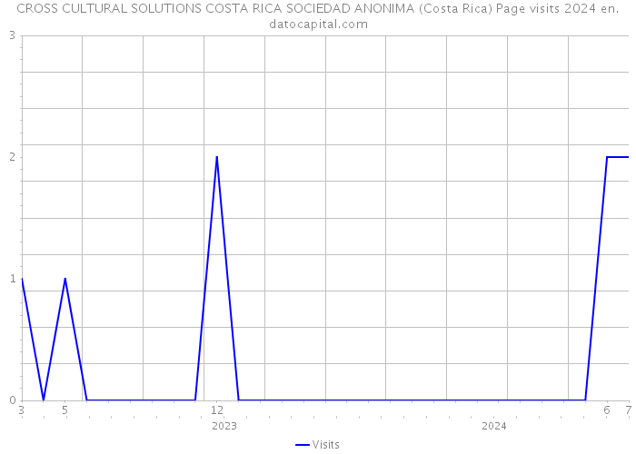 CROSS CULTURAL SOLUTIONS COSTA RICA SOCIEDAD ANONIMA (Costa Rica) Page visits 2024 