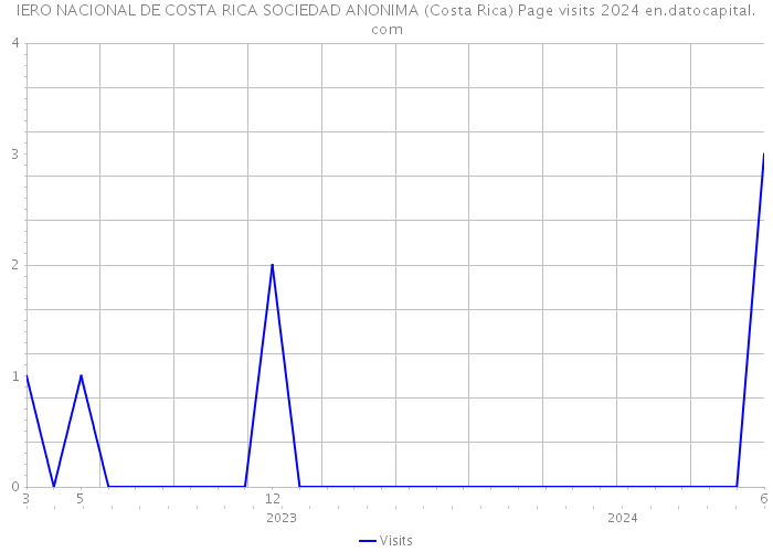 IERO NACIONAL DE COSTA RICA SOCIEDAD ANONIMA (Costa Rica) Page visits 2024 
