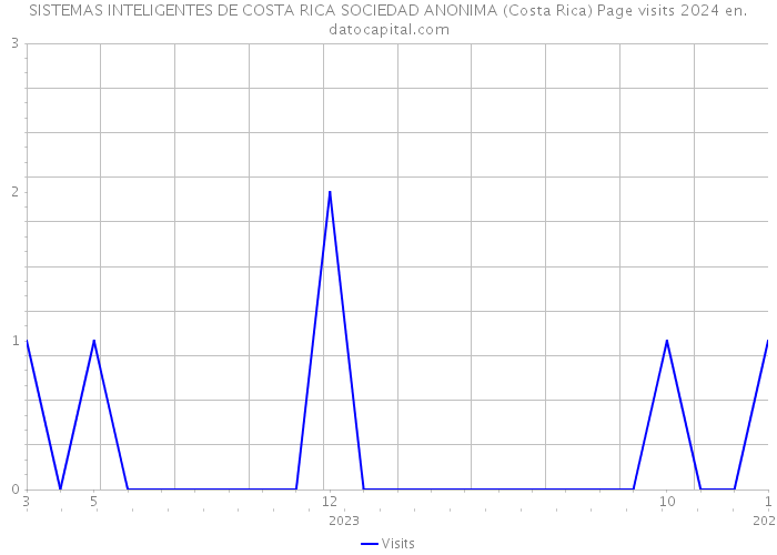 SISTEMAS INTELIGENTES DE COSTA RICA SOCIEDAD ANONIMA (Costa Rica) Page visits 2024 