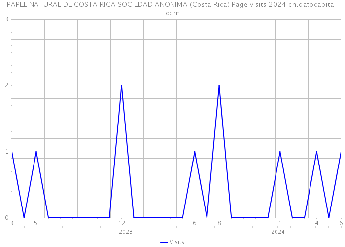 PAPEL NATURAL DE COSTA RICA SOCIEDAD ANONIMA (Costa Rica) Page visits 2024 
