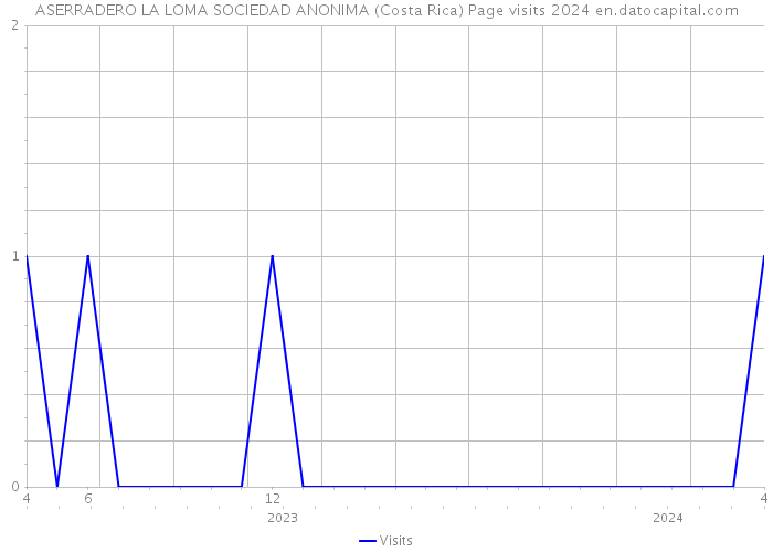 ASERRADERO LA LOMA SOCIEDAD ANONIMA (Costa Rica) Page visits 2024 