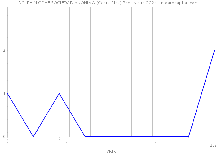 DOLPHIN COVE SOCIEDAD ANONIMA (Costa Rica) Page visits 2024 
